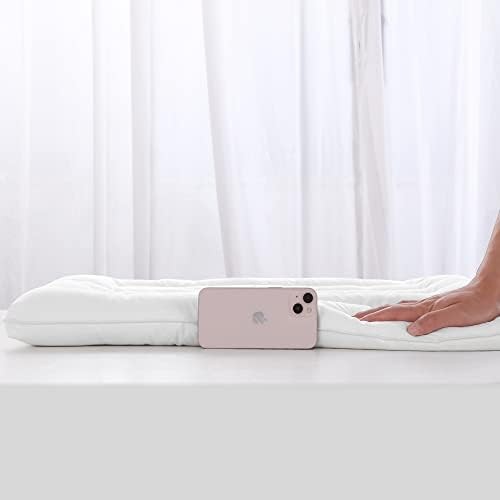 Ultra Thin Flat Pillow for Sleeping, Thin Pillow for Back Sleeper, Supportive St