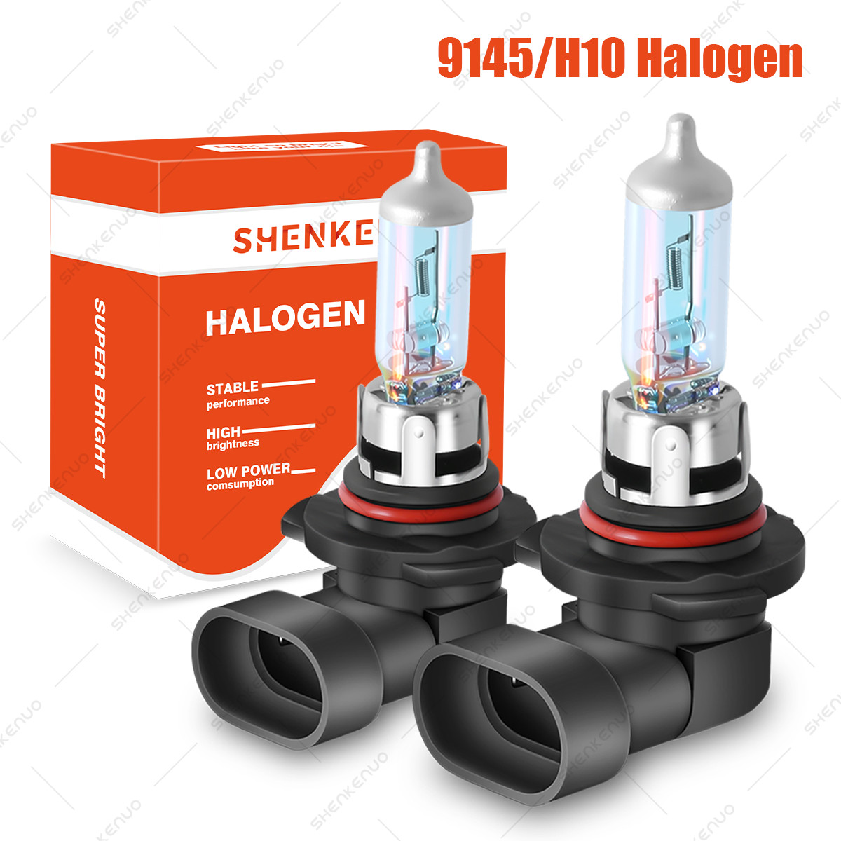 2x H10/9145 Halogen 42W 12V Car/Truck Fog Light Bulbs DRL 4200K White 9140/9155
