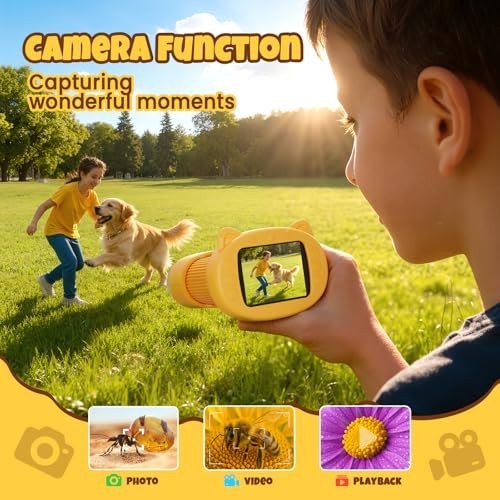 Portable 1000X Digital Mini Microscope for Kids - STEM Educational Science Kit,