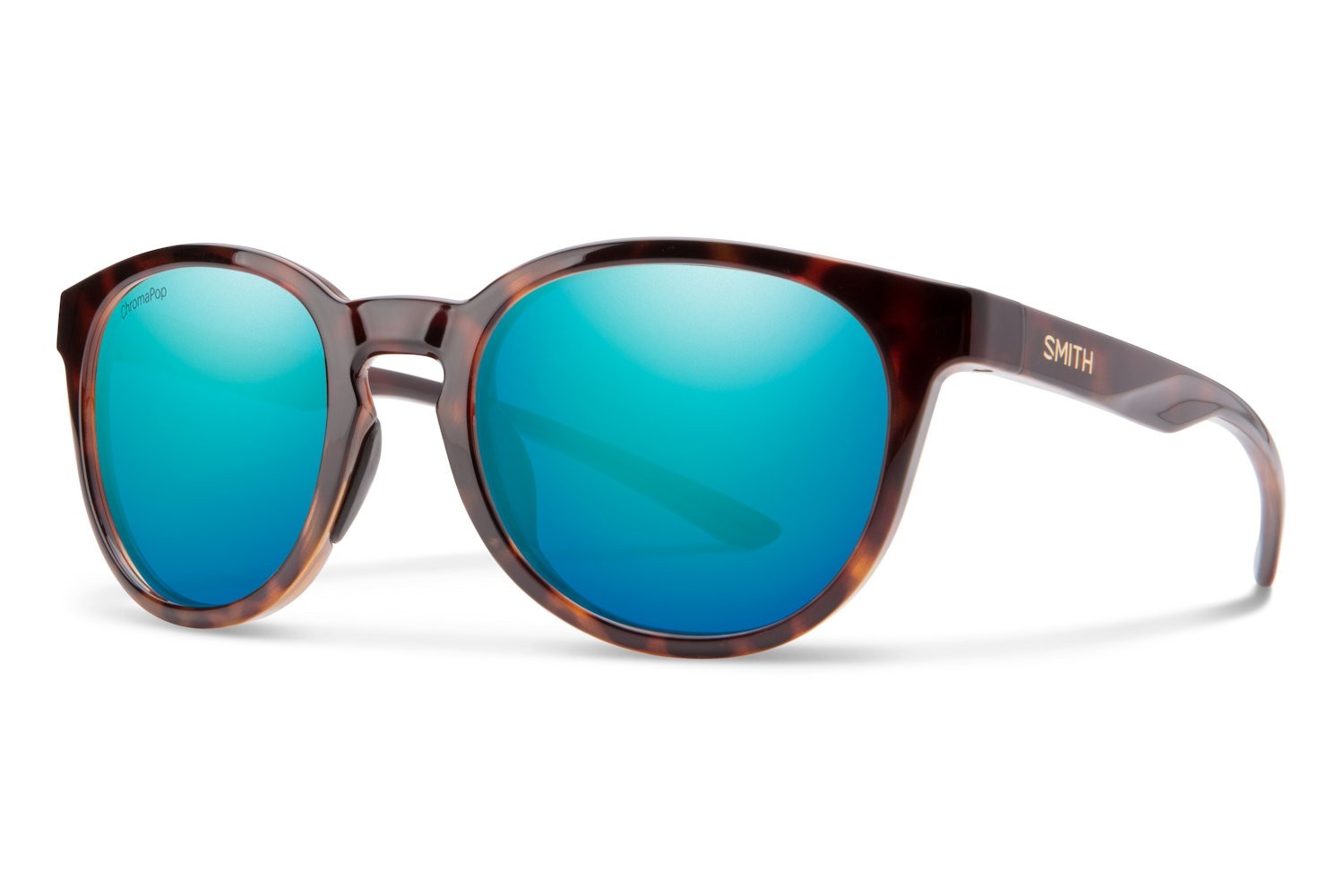 Smith Optics Eastbank Sunglasses Tortoise Chromapop Polarized Opal Mirror Lens