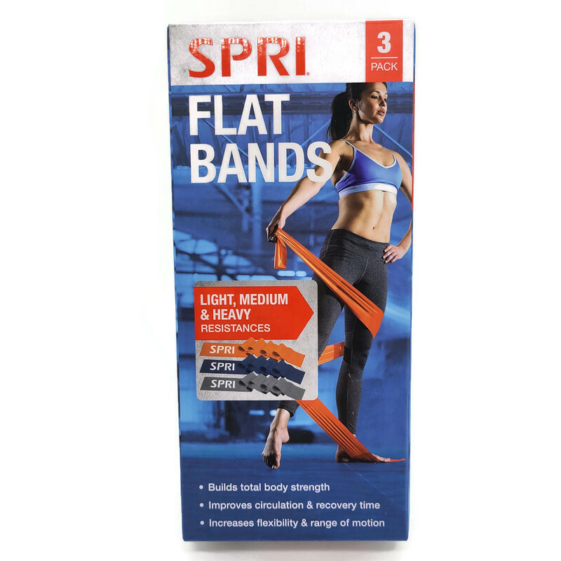 SPRI Flat Bands Light Medium Heavy Resistances New Unopened Free Shipping