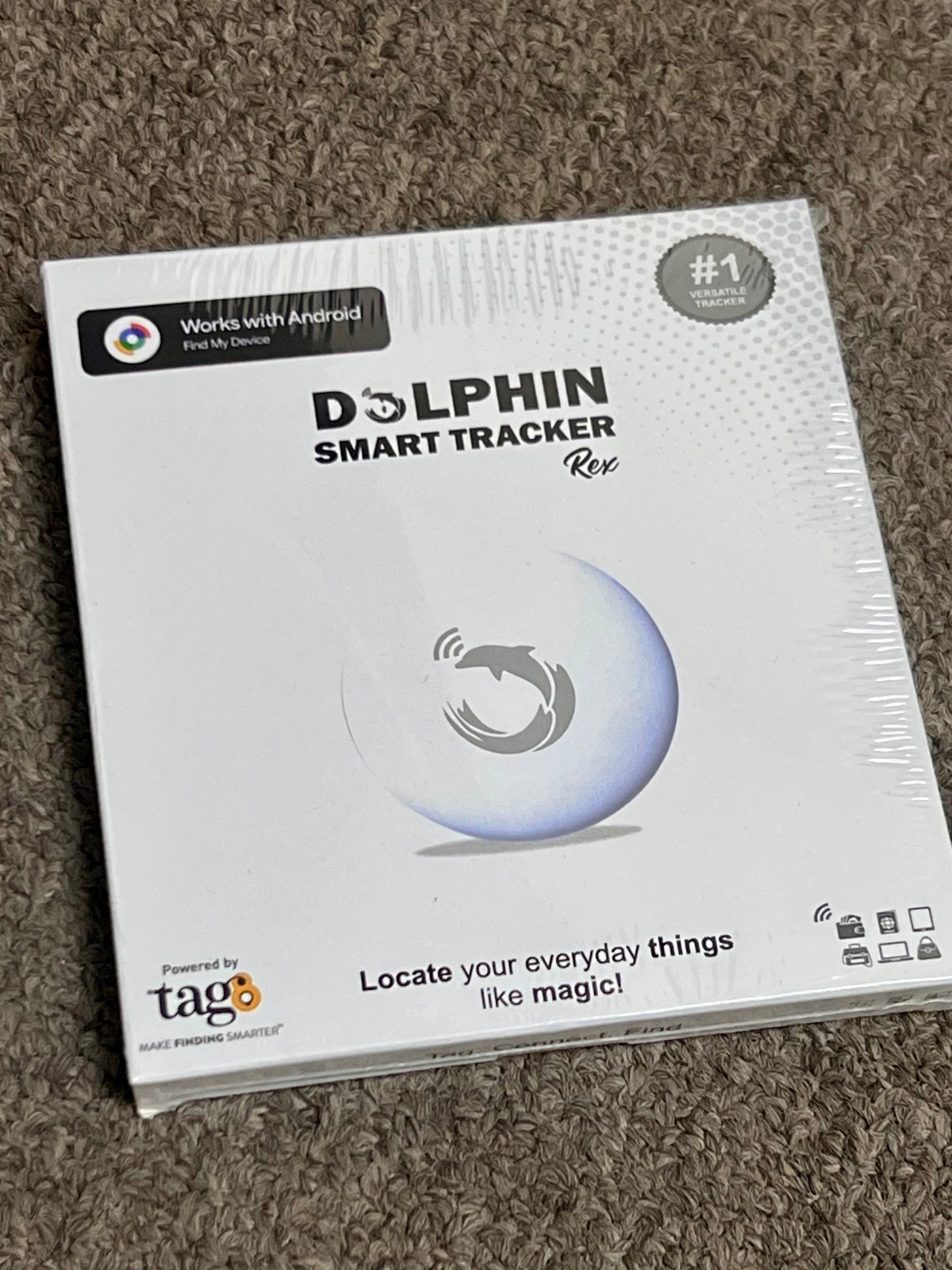 Dolphin Rex Smart Tracker Bluetooth Finder for Android Find My Device IP66 New
