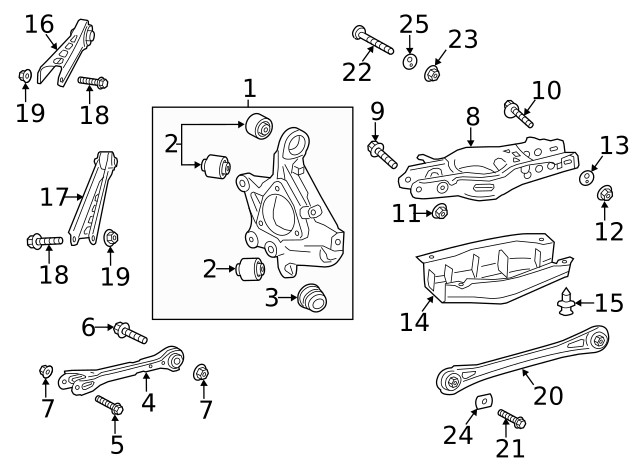 Genuine GM Knuckle 84569112