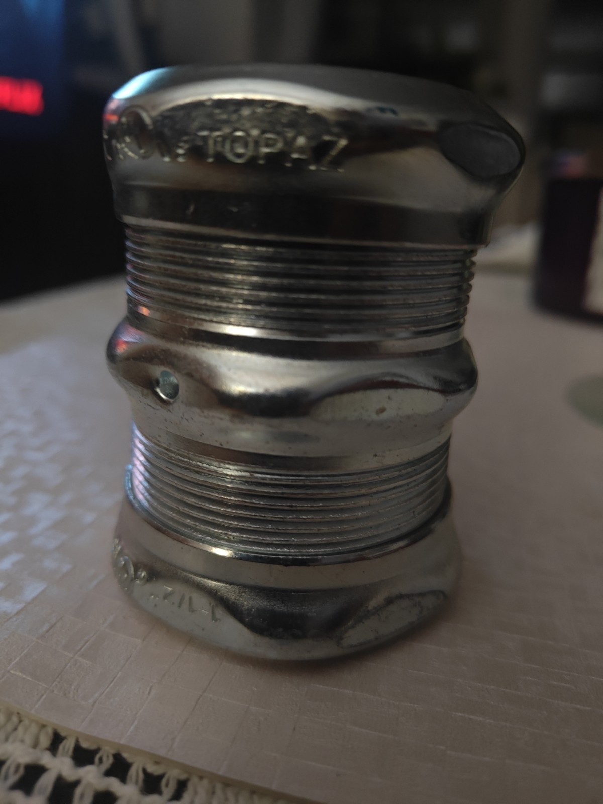 1-1/2" Topaz Compression Coupling EMT Steel Conduit Concrete Tight Zinc