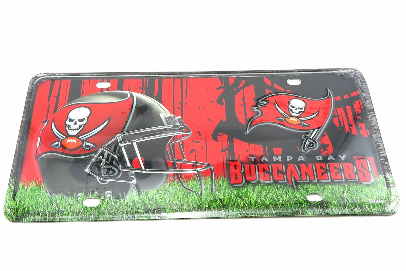 Tampa Bay Buccaneers NFL Football Aluminum Metal License Plate Sign Tag NEW