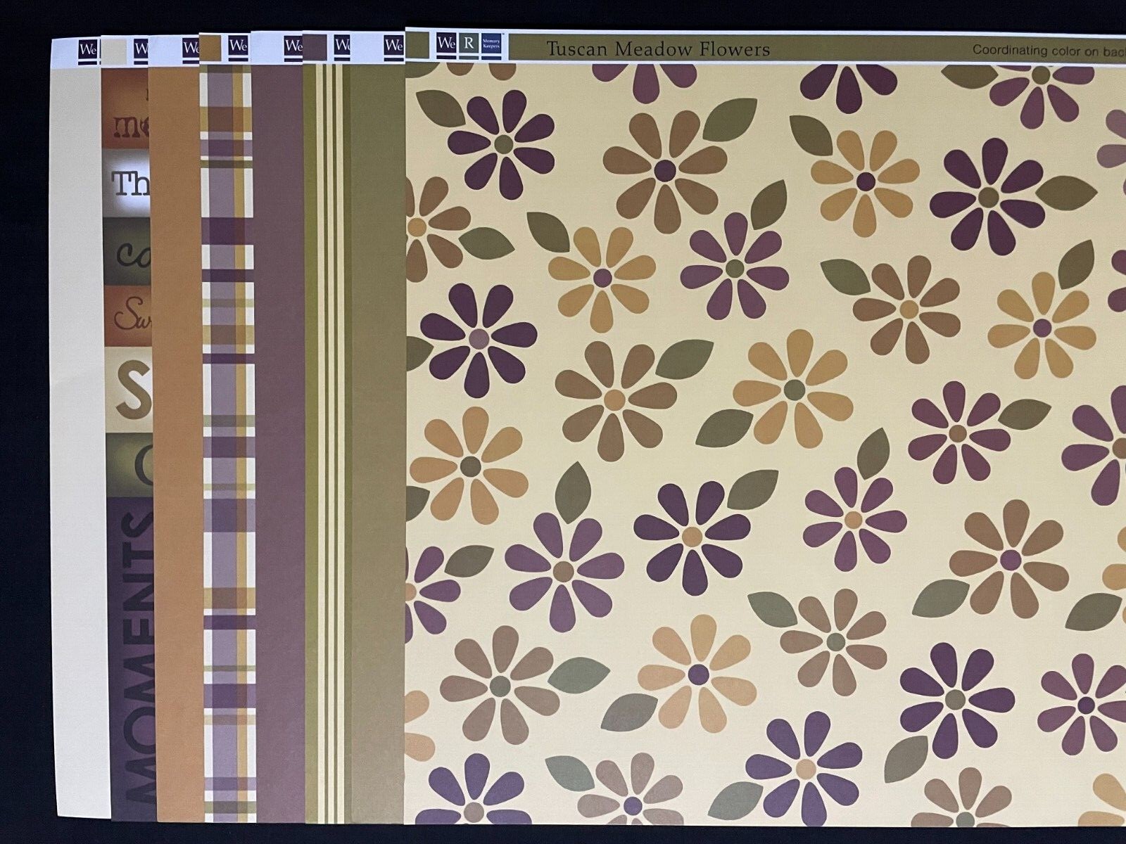 WE R MEMORY KEEPERS "TUSCAN MEADOW" 12X12 DS HEAVY PAPERS