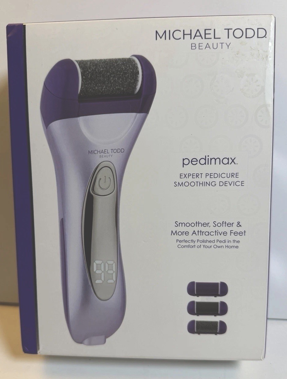 Michael Todd Beauty Pedimax Expert Pedicure Smoothing Device New Sealed