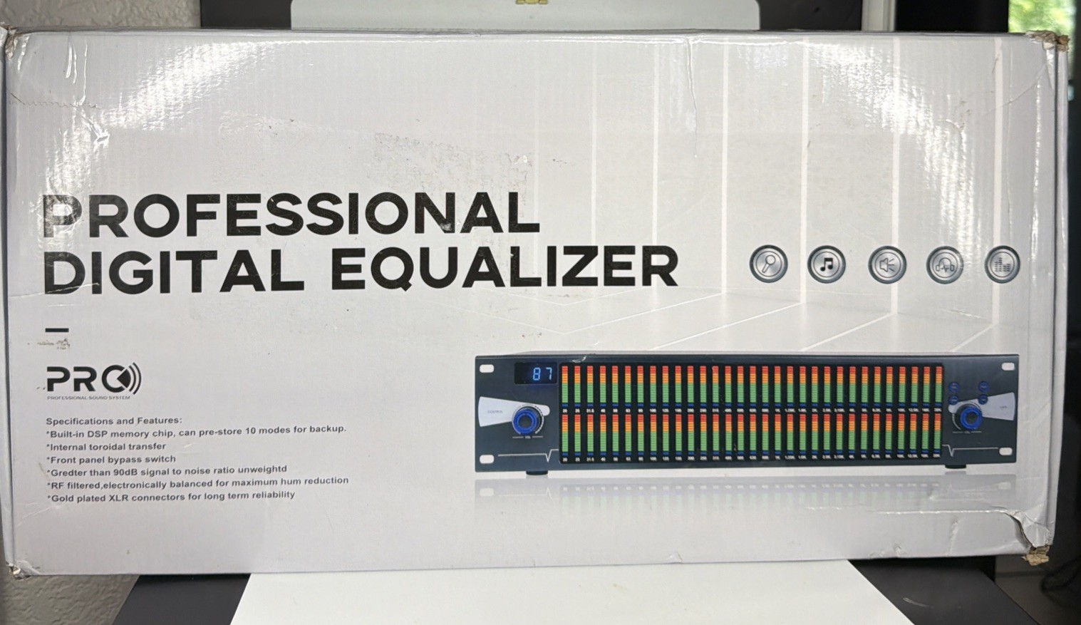 TKL T2531 PRC Professional Digital Equalizer NEW OPEN BOX MSRP $159