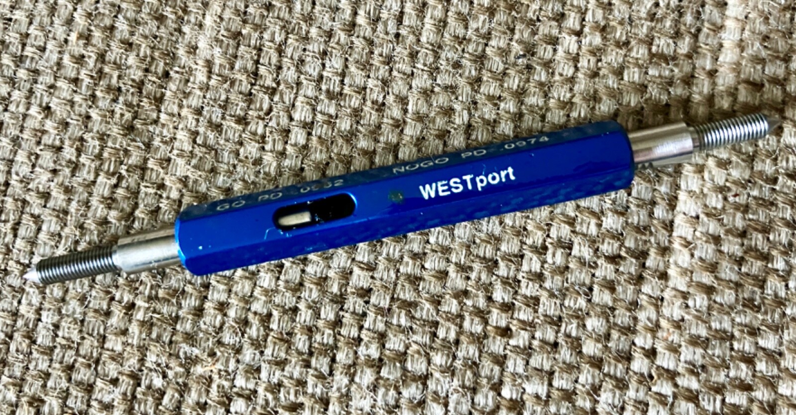 Westport 2-64 UNS 3B STI Thread Plug Gage GO NOGO PDS .0962 & .0974
