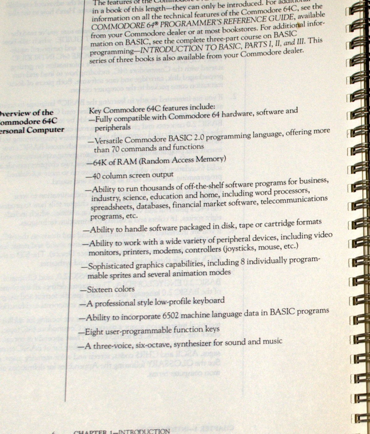 Commodore 64C System Guide