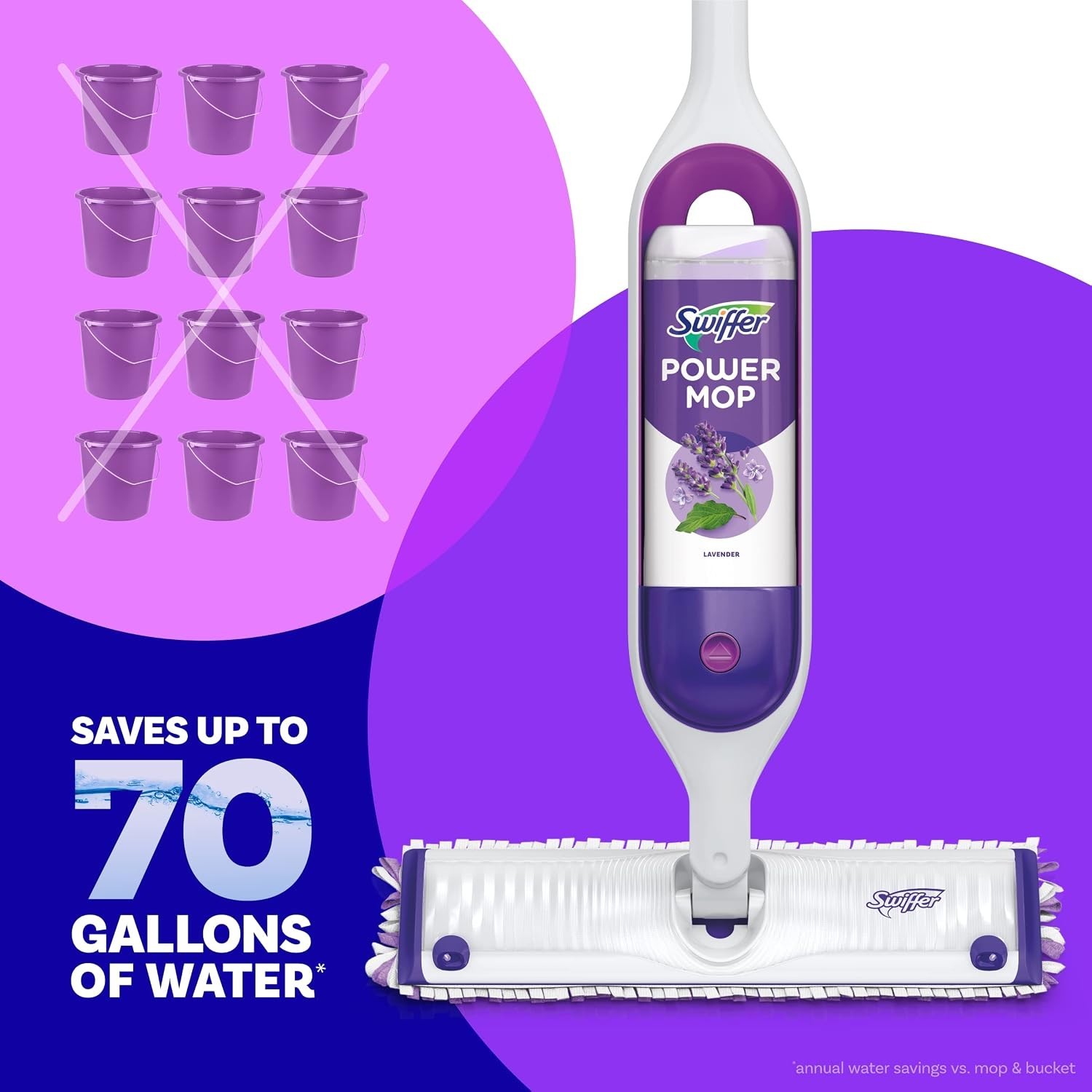 Power Mop Refill Solution, Floor Cleaner For Mopping Tile, Vinyl, Laminate, Wood