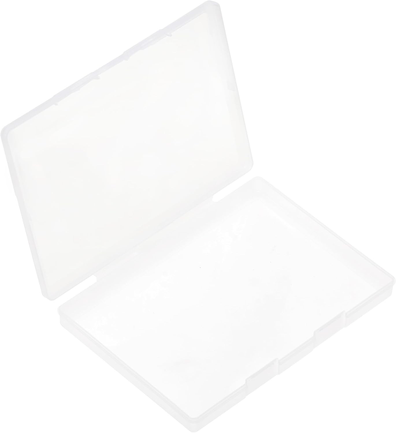 Paialco B5 Clear Plastic Storage Box, 7 x 10 Inch Flat Case B5, Colourless