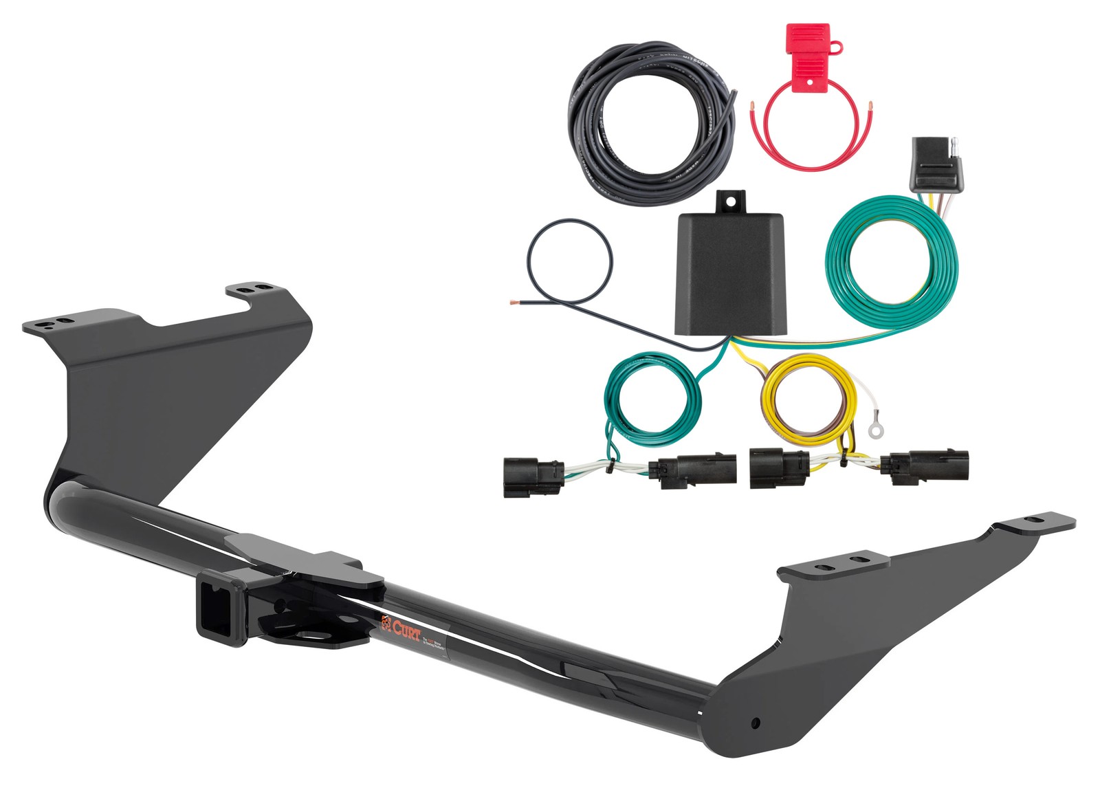 Curt Class 3 Trailer Hitch 2in Receiver & Wiring Harness Kit for 21-26 Pacifica