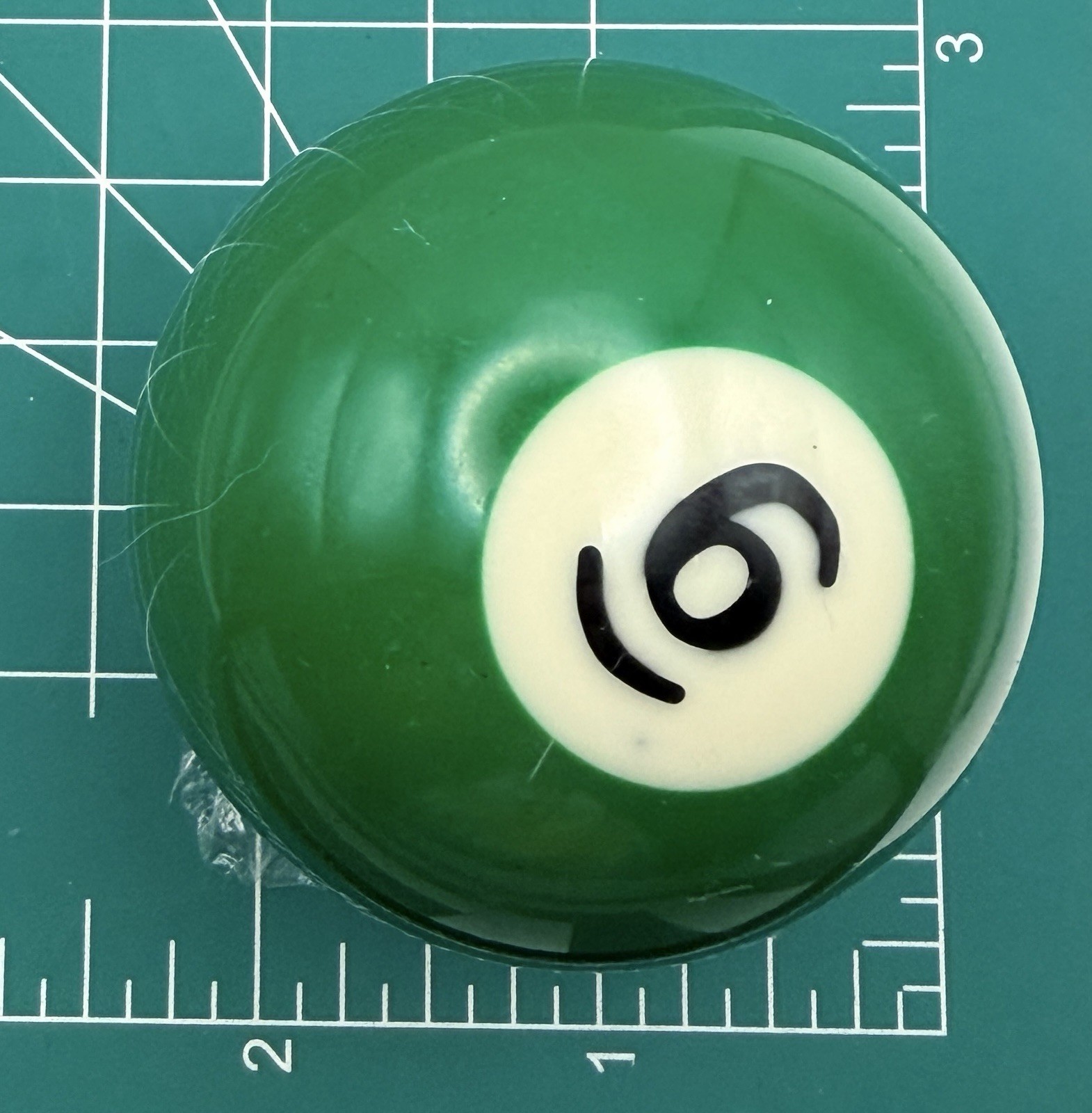 Single #6 Billiard Pool Ball Replacement Standard 2.25" Green Solid New Game Pcs