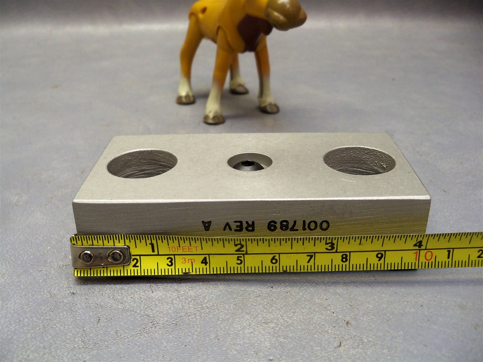 MPM Magnetic support board 4" x 2" x 1" screening block platform