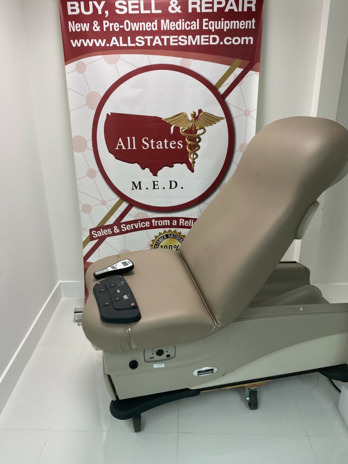 Midmark 625 With Wireless Controls and Weight Calculation