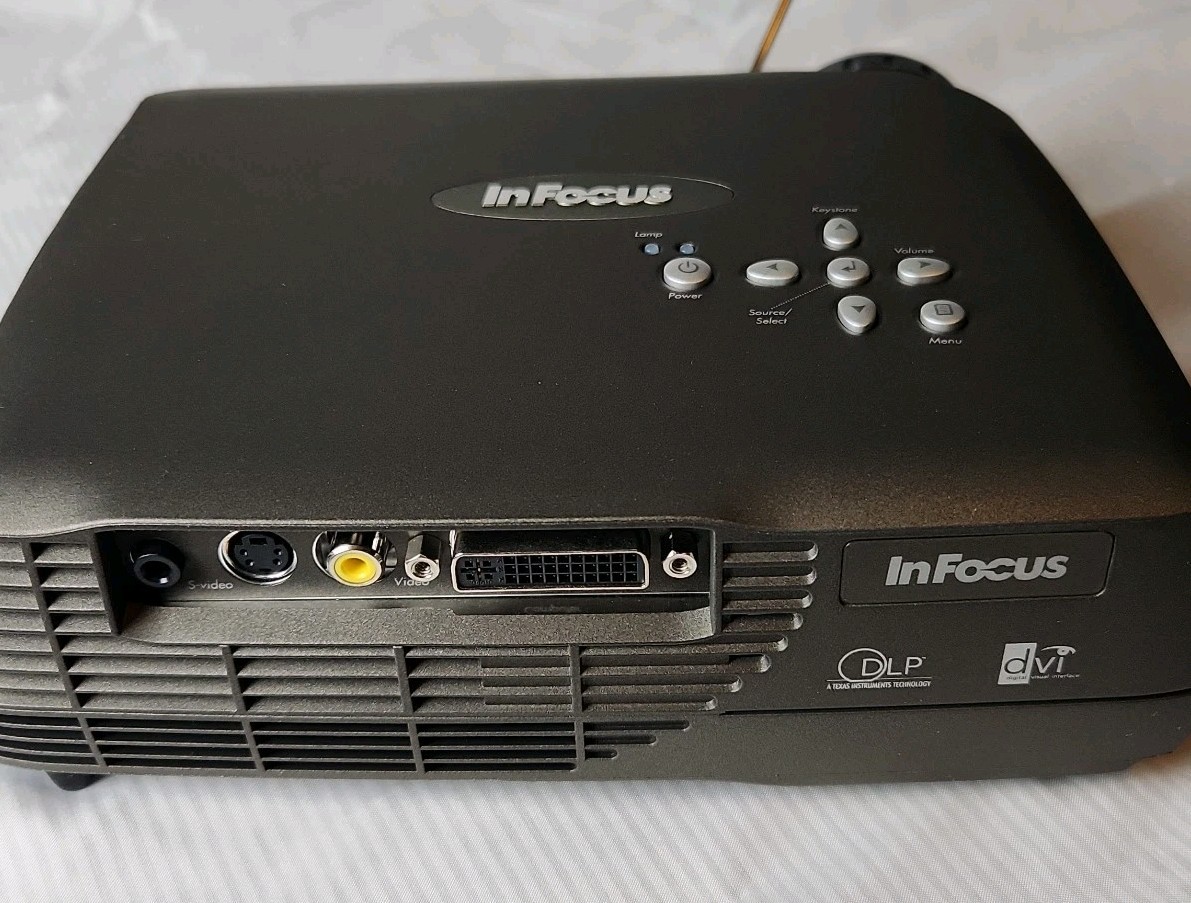 New InFocus LP70+ DLP Home Theater Projector Bundle Complete New Open Box