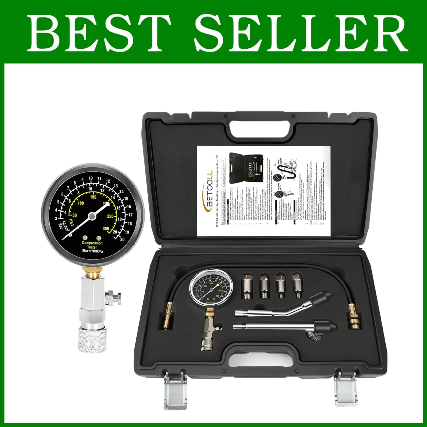 Compression Gauge Tool for Petrol Engines