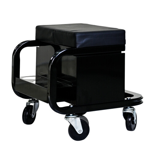Heavy Duty Workshop Bench - Rolling Bench with Swivel Wheels Mechanic Tool Box