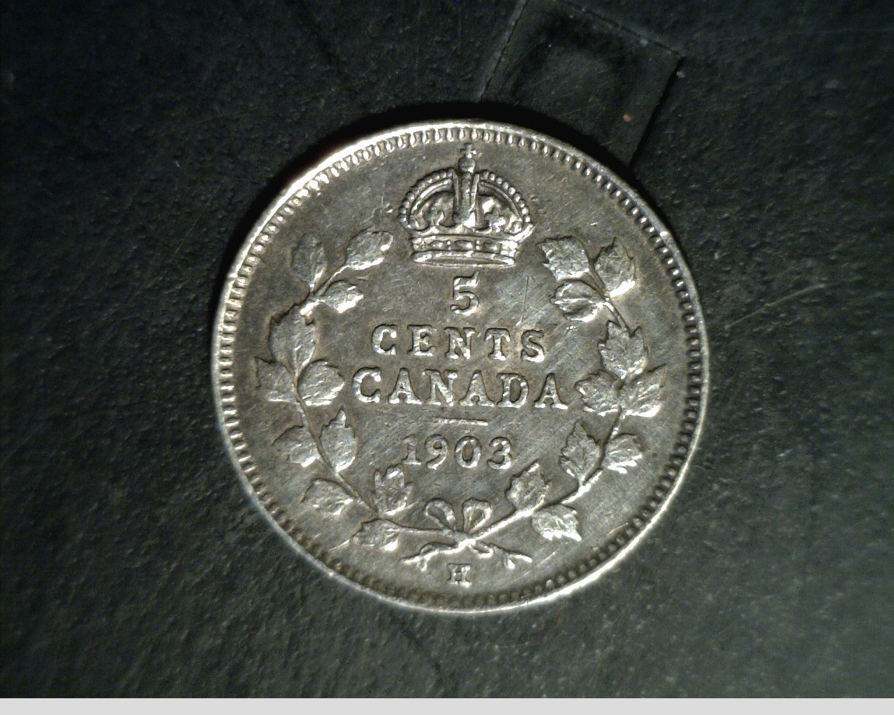 1903-H Canada, Five Cents, High Grade Circulated,.0346 oz Slv (Can617-)