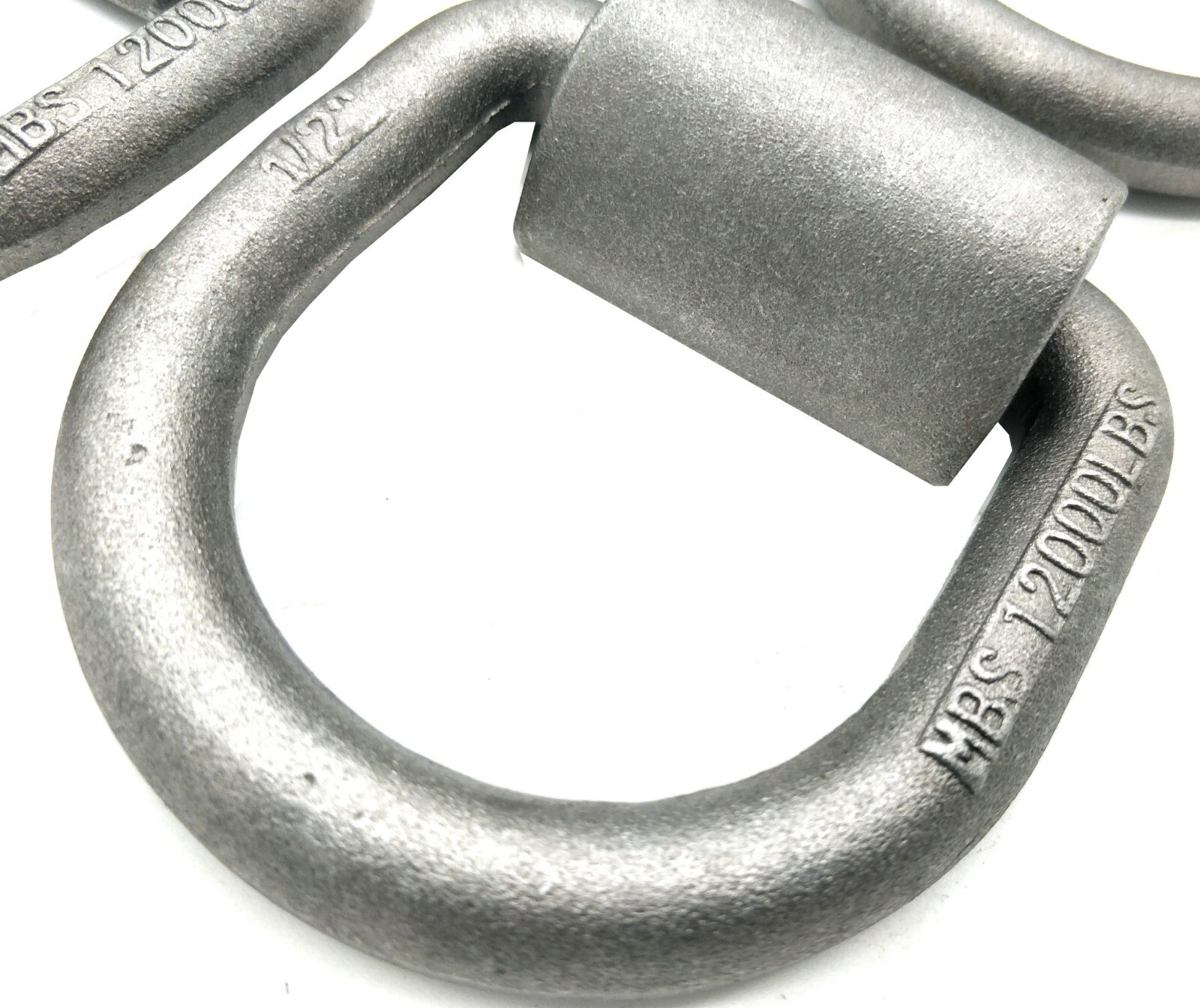 (8) 1/2" D Ring Weld-On Flatbed Truck Trailer Ratchet Strap Cargo Tie Down Ring