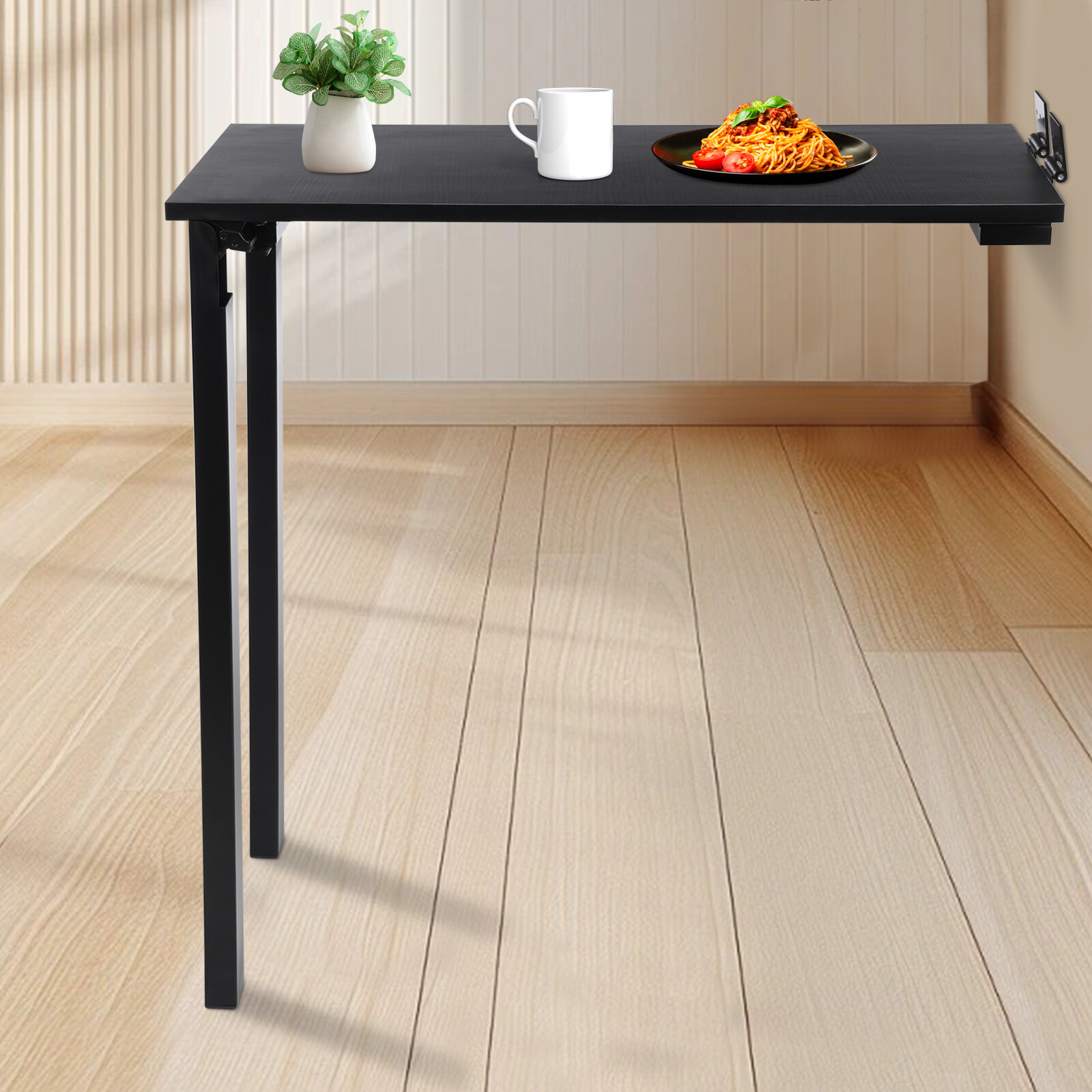 L-Shape Table Folding Table Folding Dining Rectangle Wall Mounted Folding Table