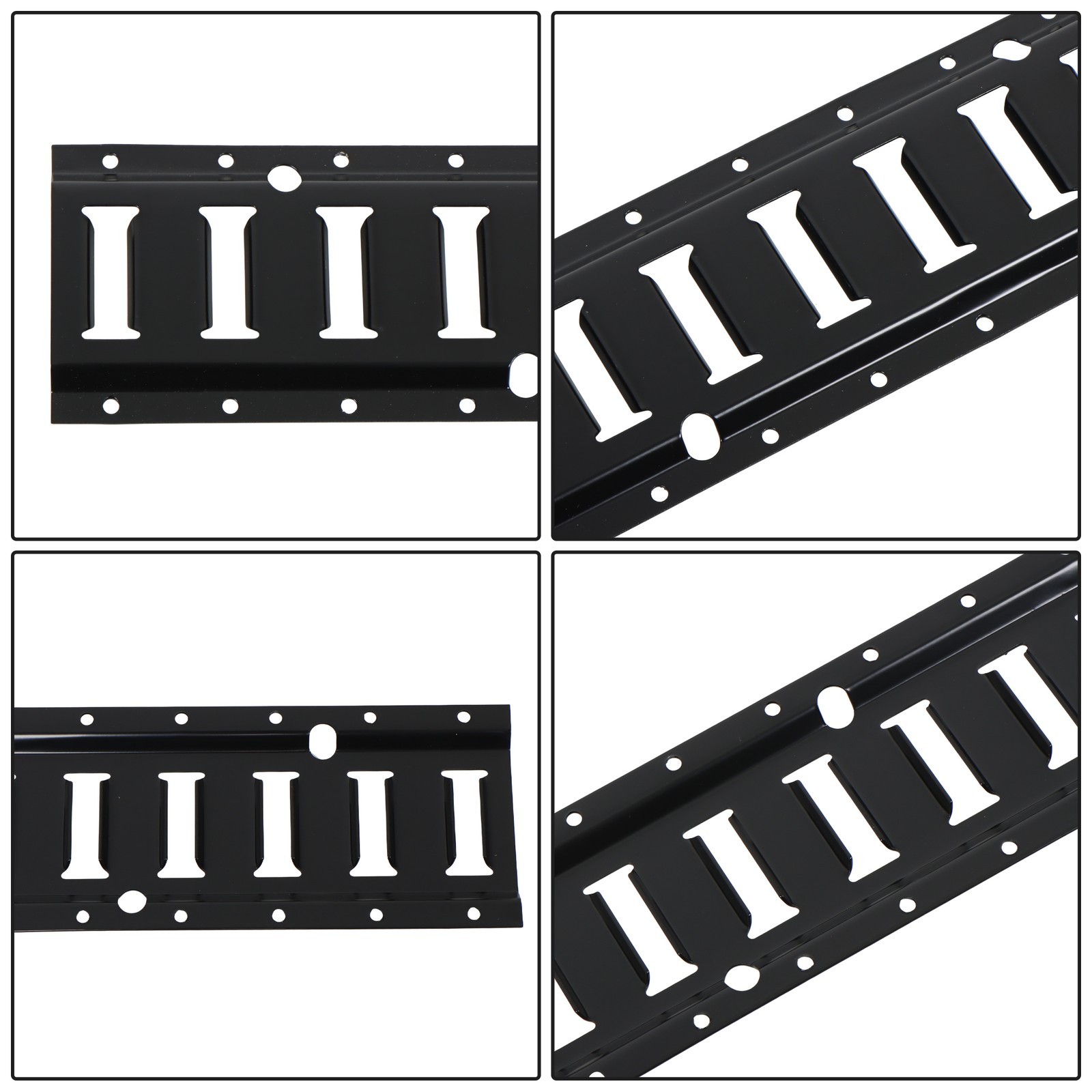 LABLT Heavy Loads Secure Cargo 8 Pcs 6' E Track Tie Down Enclosed Trailer Black
