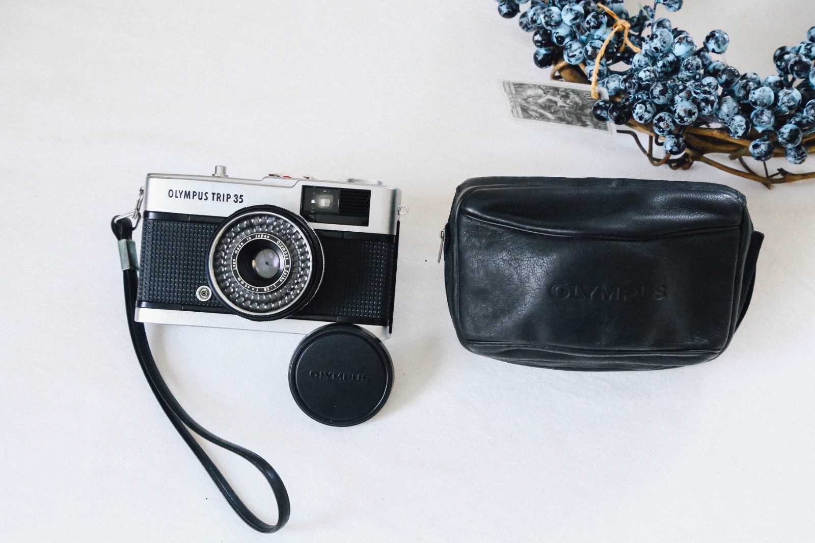 🎦[NEAR MINT] Olympus TRIP 35 Point & Shoot 35mm Film Camera From JAPAN