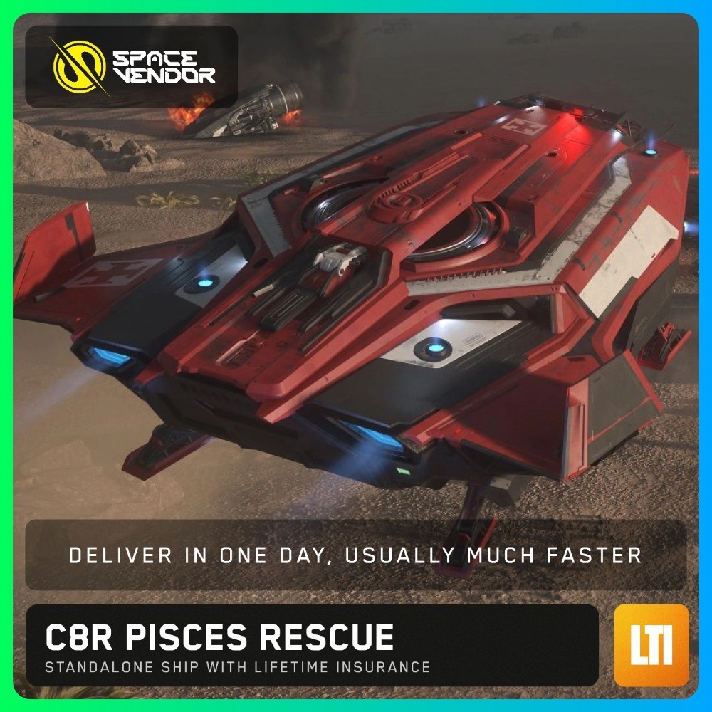 Star Citizen C8R Pisces Rescue LTI Lifetime Insurance CCUd - Space Vendor