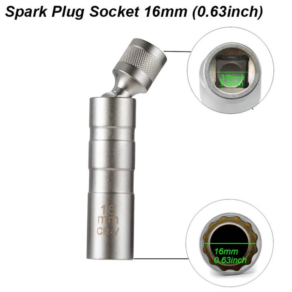 16mm park Plug Socket (Swivel, Magnetic) Remove Removal Tool