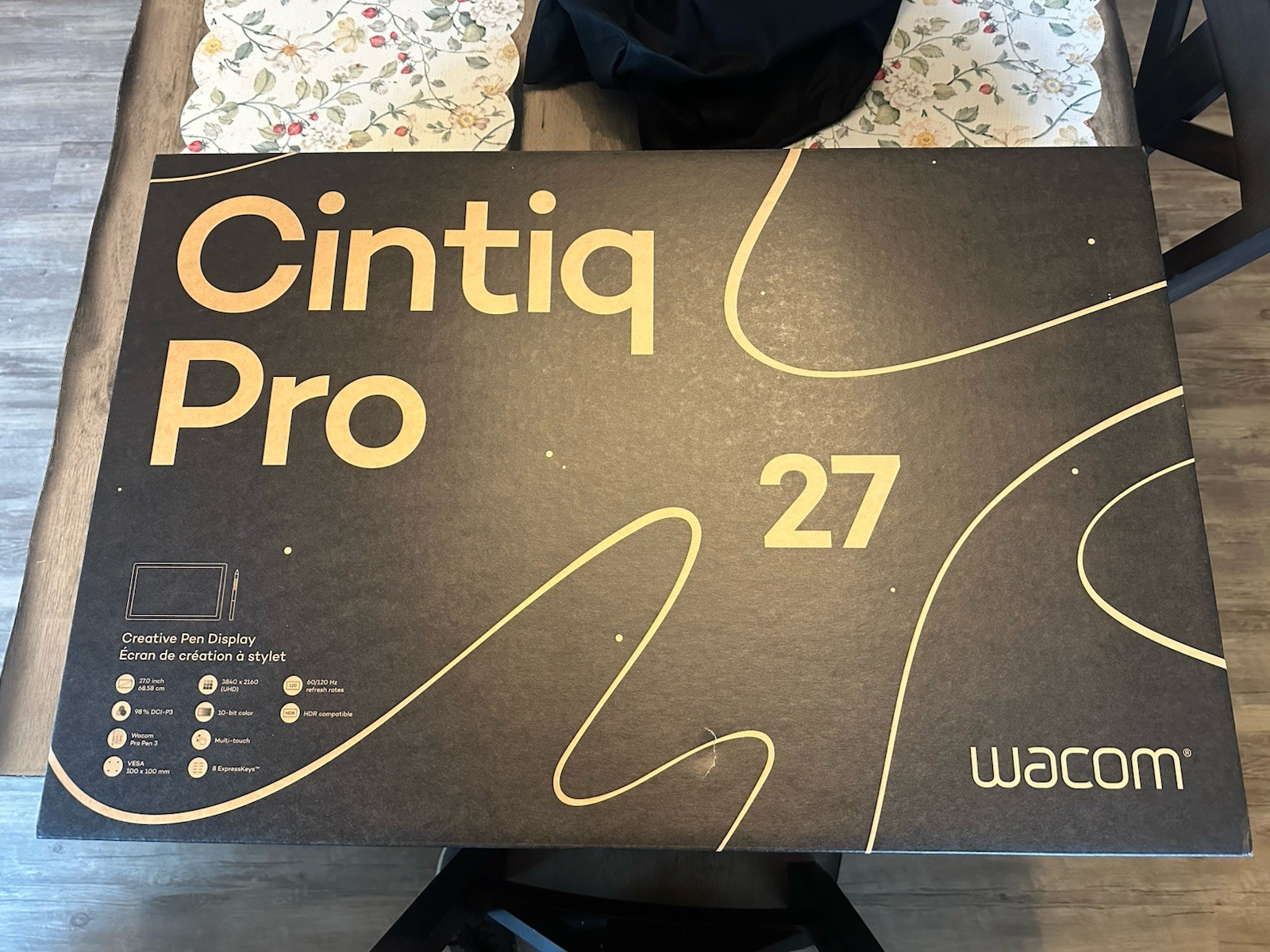 Wacom Cintiq Pro 27 Creative Pen Drawing Tablet