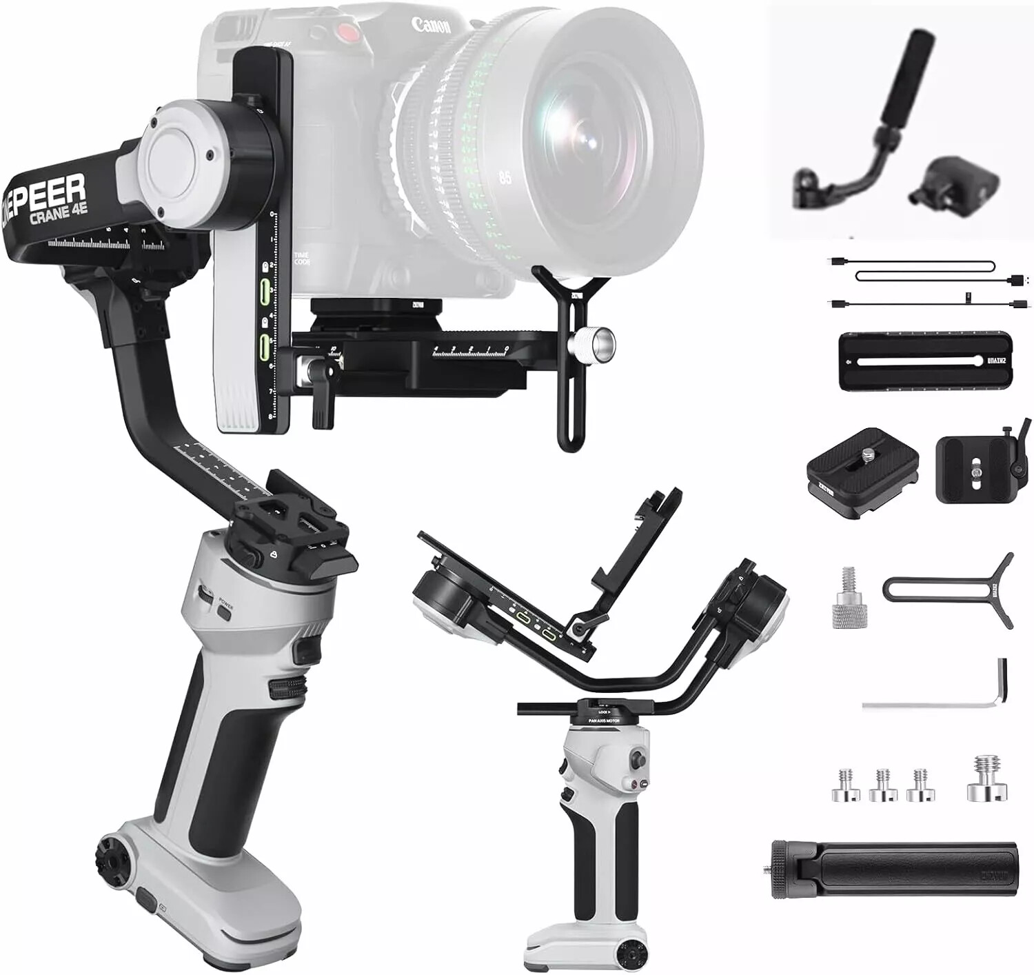 Refurbished Zhiyun Crane 4E Professional Handheld Gimbal Stabilizer DSLR Cameras