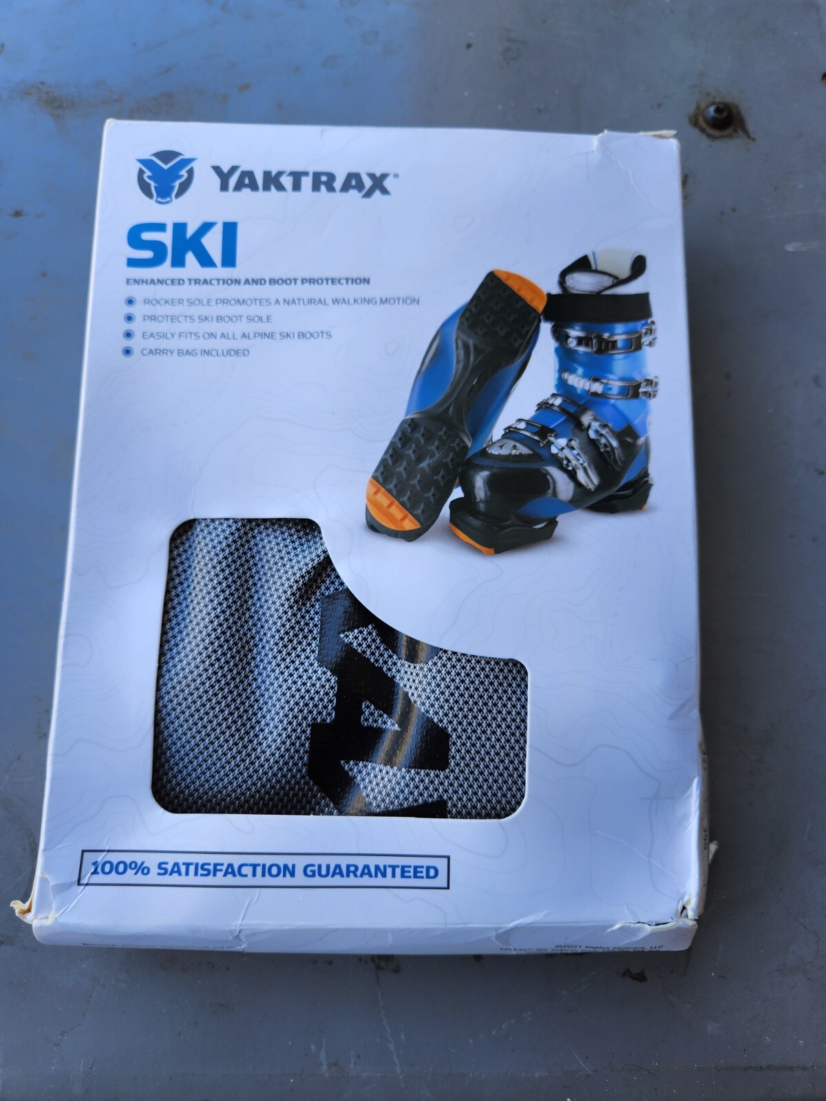 YAKTRAX SKI BOOT PROTECTION + TRACTION M ROCKER SOLE OUTDOOR CARRY BAG LARGE