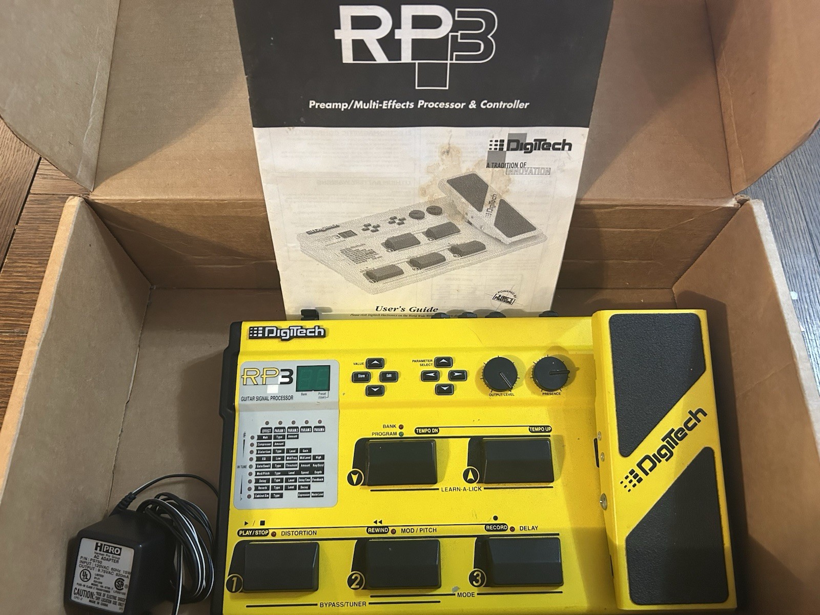 Digitech RP-3 Multi-Effect Pedal Guitar Signal Processor