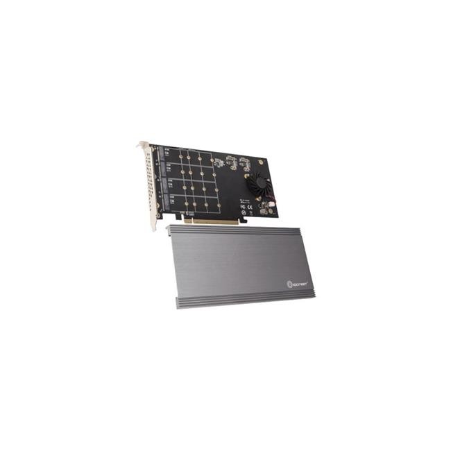Syba SIPEX40161 Quad M.2 NVMe PCIe x16 Expansion Card
