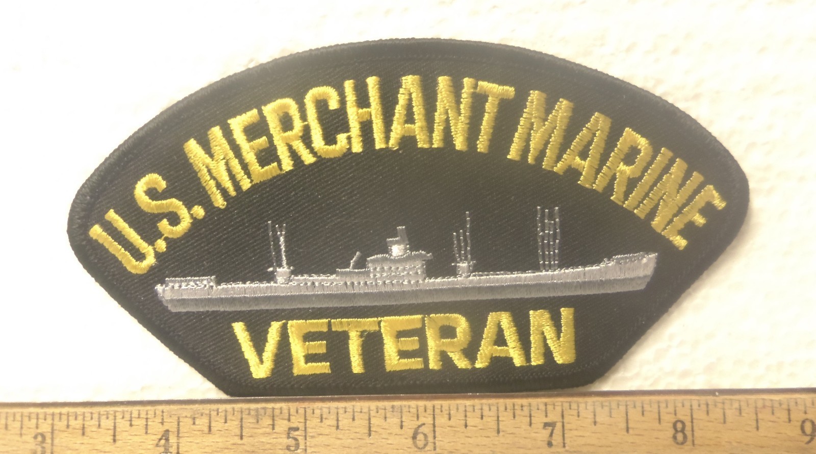 U.S. Merchant Marine Veteran Embroidered Patch