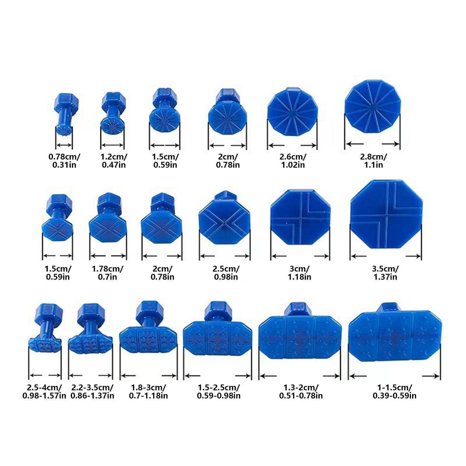Car Pulling Tabs Paintless Dent Repair Hail Removal Kit For All Puller Tool US