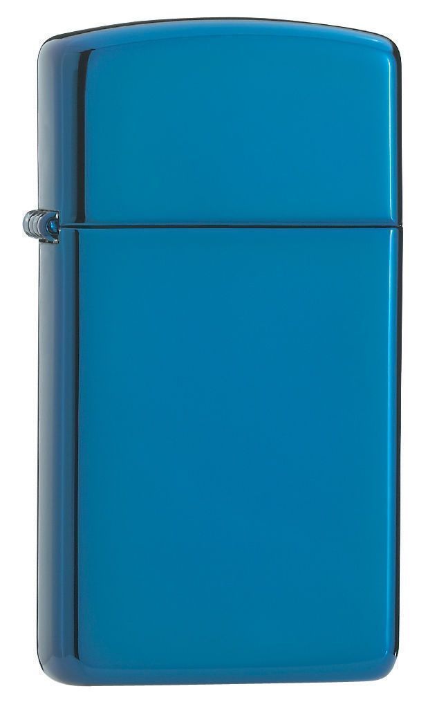 Zippo Slim Windproof Sapphire Lighter, 20494, New In Box