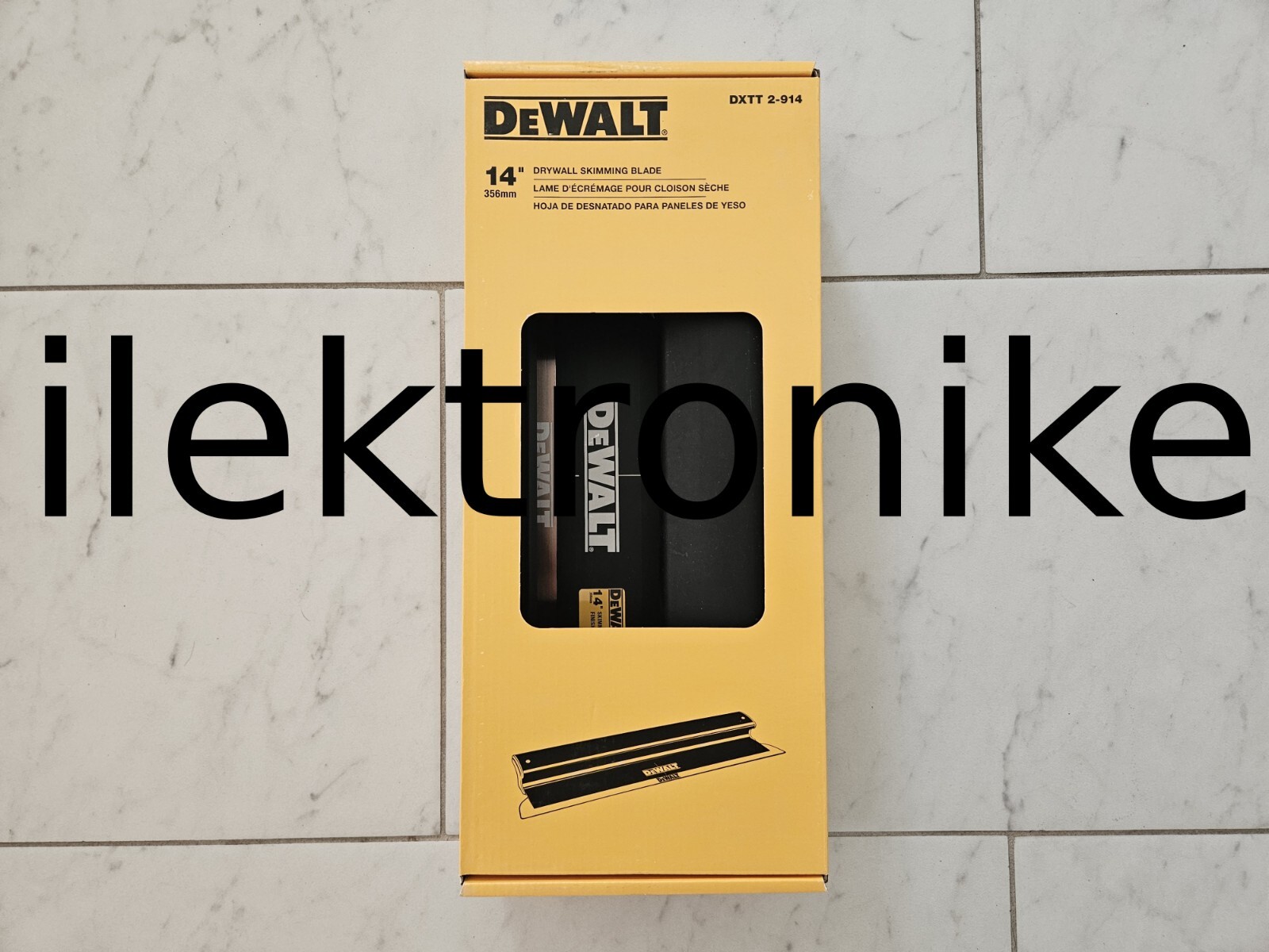 NEW DEWALT Drywall Skimming Blade 14" Finishing Tool Stainless Steel DXTT-2-914