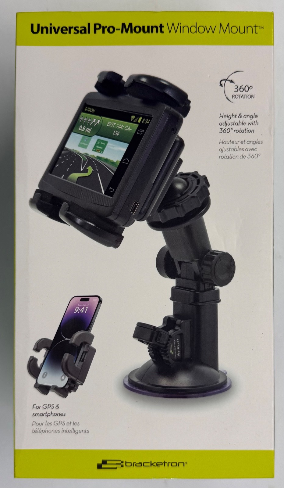 Bracketron "Universal Pro-Mount Window Mount" (GWM-702-BL)