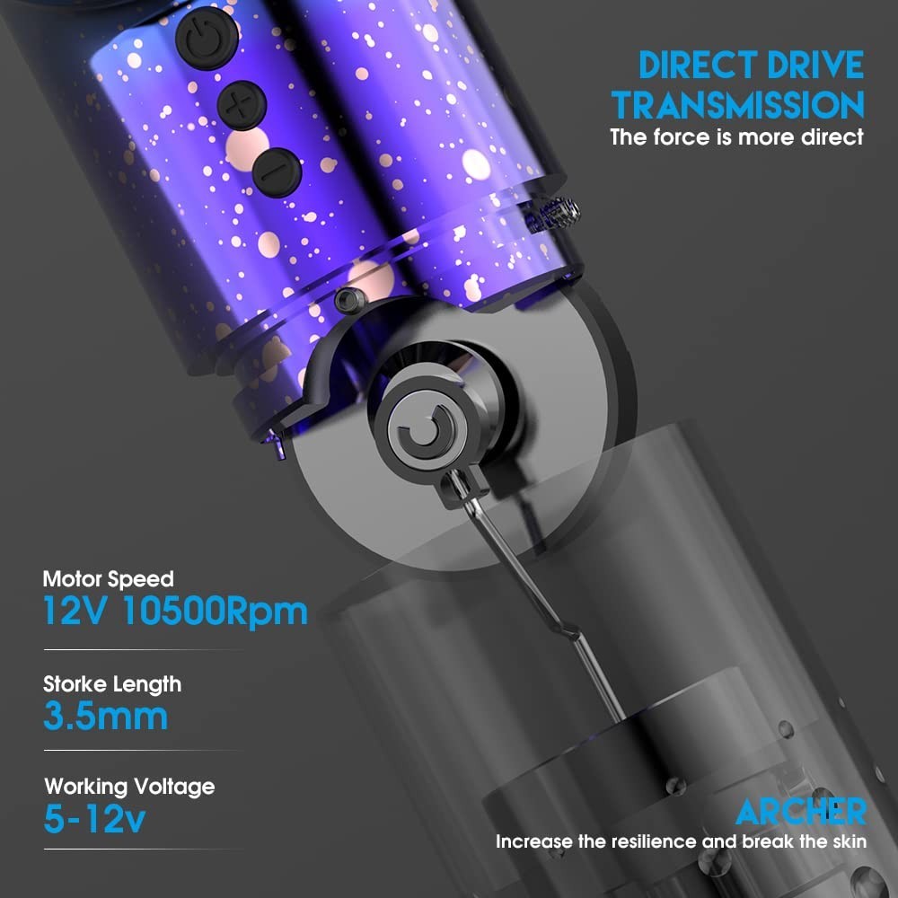 Professional Rotary Tattoo Machine - Coreless Motor