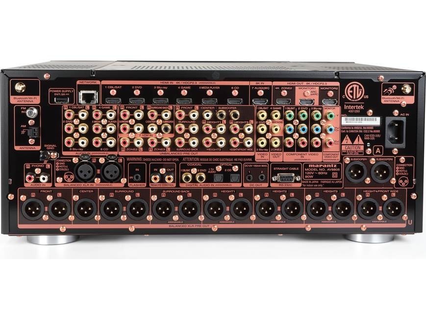 Marantz AV8805A 13.2ch 8K AV Preamplifier Processor Dolby Atmos DTS:X / AC100V