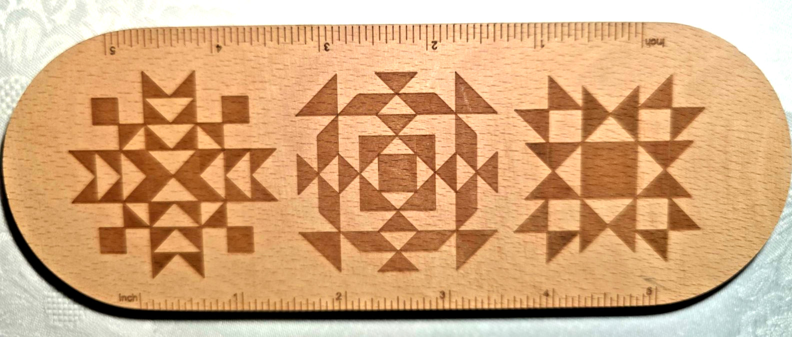 Missouri Star Quilt Company Christmas box 2025 7" wooden clapper, template...