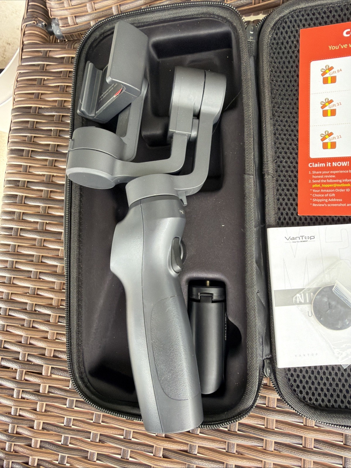 VanTop Nimbal M3 Handheld 3-Axis Gimbal Stabilizer for Smartphones