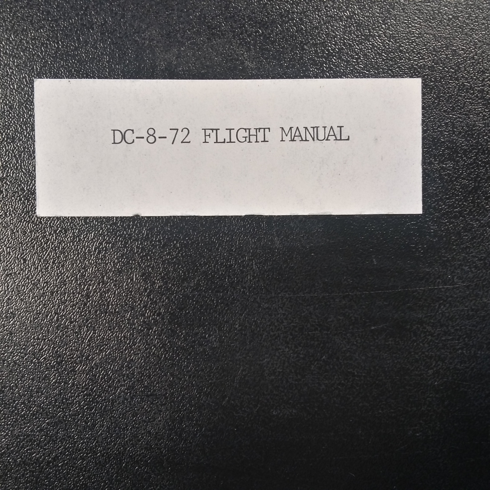 Douglas DC-8-72 Airplane Flight Manual