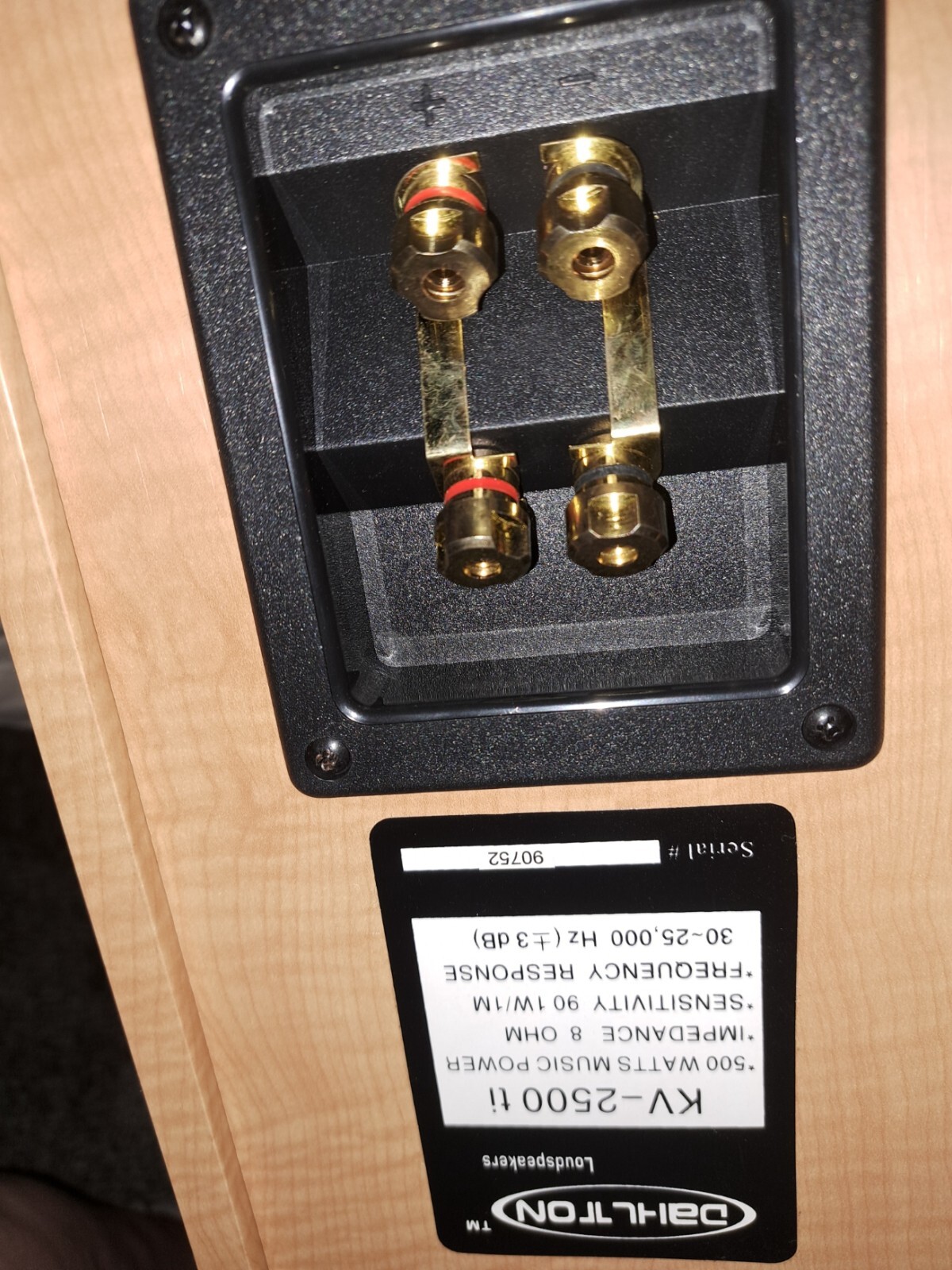 PAIR Dahlton Loudspeakers KV2500ti -500 WATTS MUSIC POWER - OBOffer