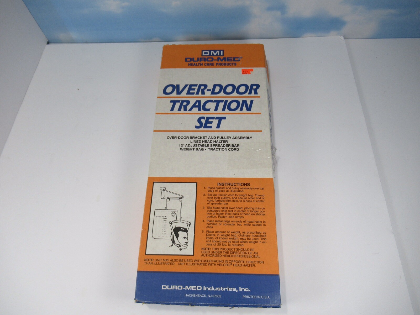 DMI Duro-Med Health Care Product Over Door Head Neck Traction Set model 2014 New
