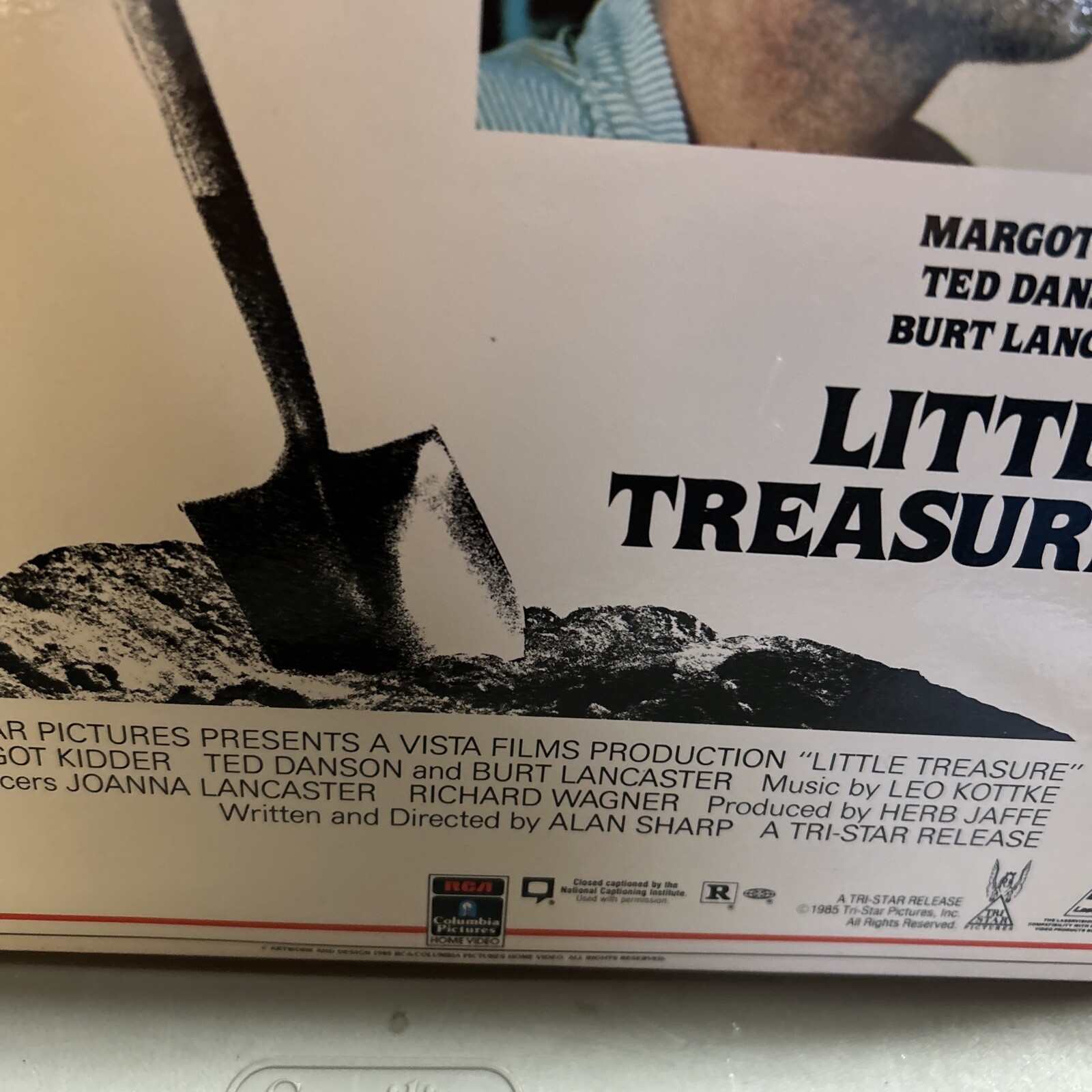 Little Treasure Laserdisc LD Ted Danson Burt Lancaster