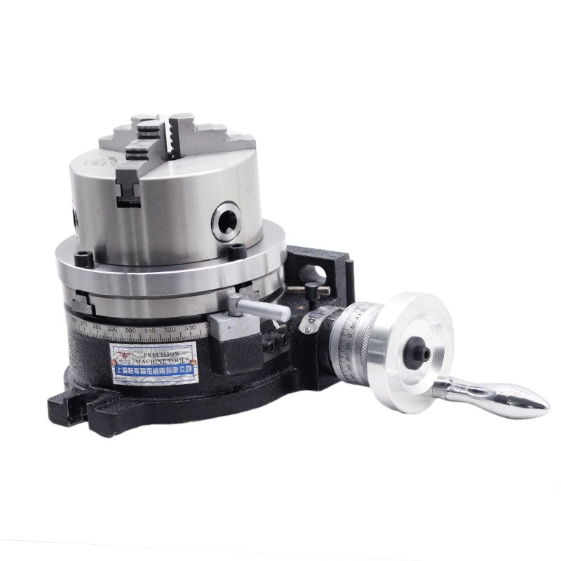 Vertical/Horizontal Indexing Table with Chuck for Milling Machine Rotary Table