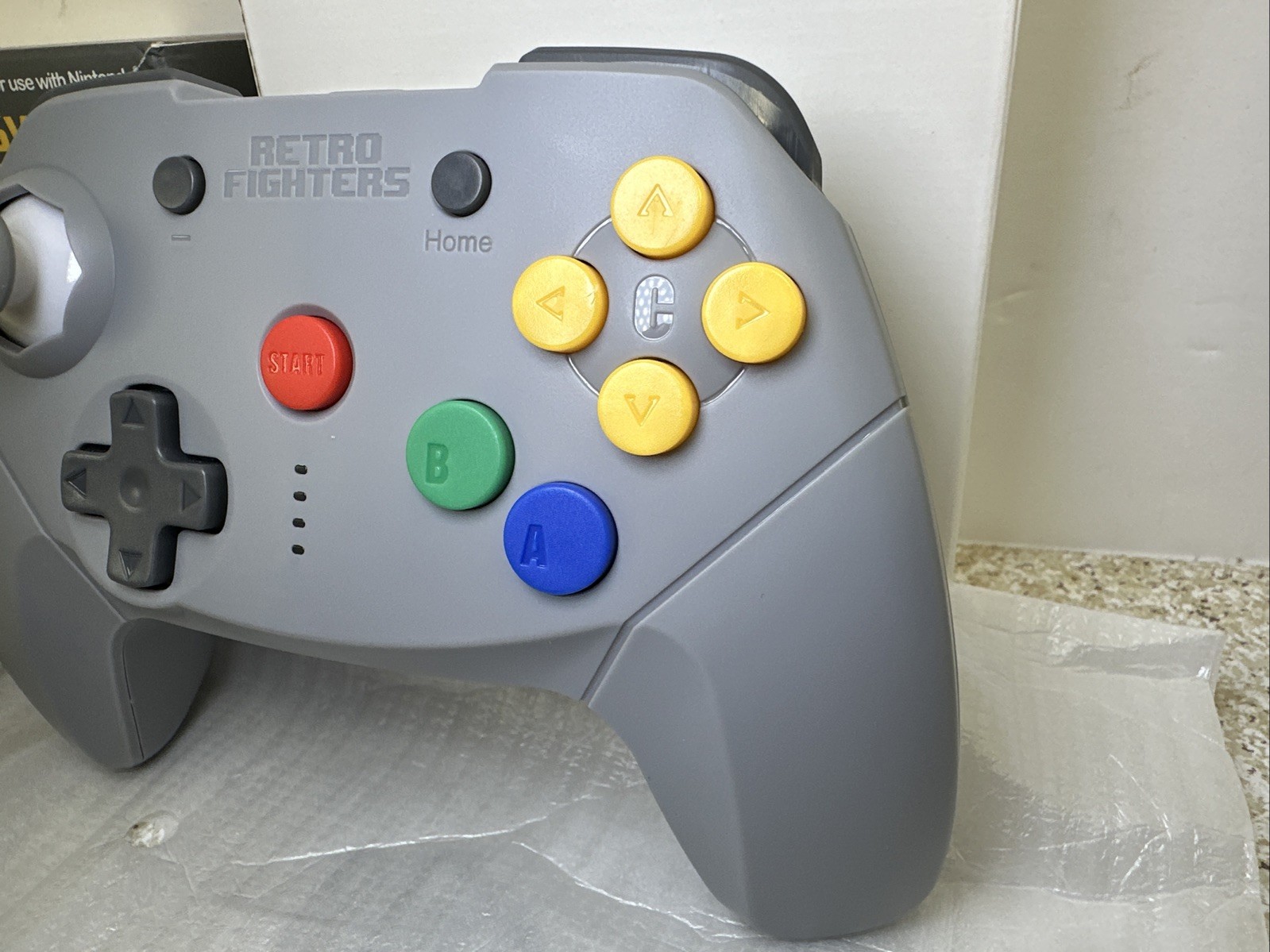Retro Fighters Brawler64 Wireless Gamepad Controller for Switch/PC Open Box